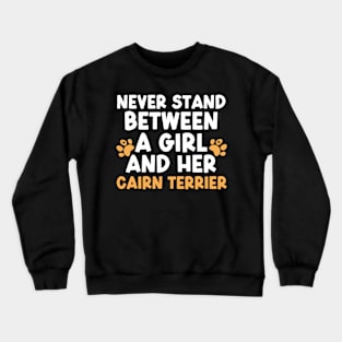 Cairn Terrier Girl Crewneck Sweatshirt